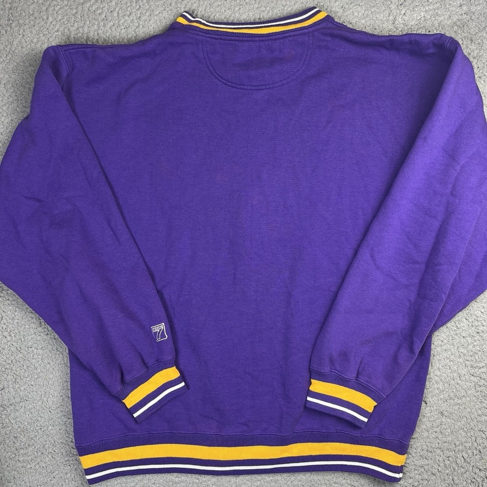 Vintage 90s Minnesota Vikings Logo 7 Crewneck NFL Football Sweater Size XL - Picture 6 of 11